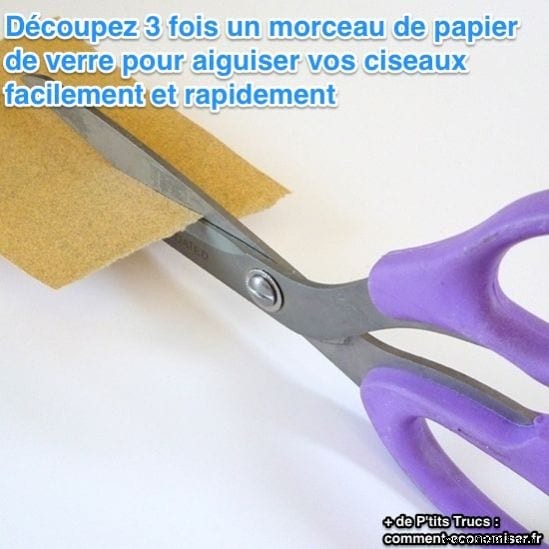 Sharpen Your Scissors in Seconds with Sandpaper: A Time-Tested Family Trick