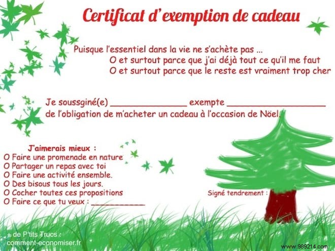 Gift Exemption Certificate: A Smart, Eco-Friendly Alternative to Christmas Gifts