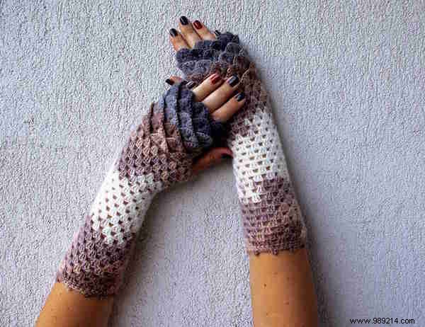 Handcrafted Crochet Dragon Mittens: Cozy Winter Warmth with Touchscreen Fingertips