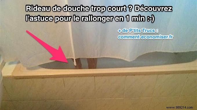Shower Curtain Too Short? Extend It in Just 1 Minute with This Proven Hack