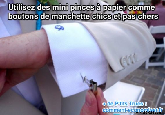Lost Your Cufflinks? Quick DIY Fix with Mini Clipboards