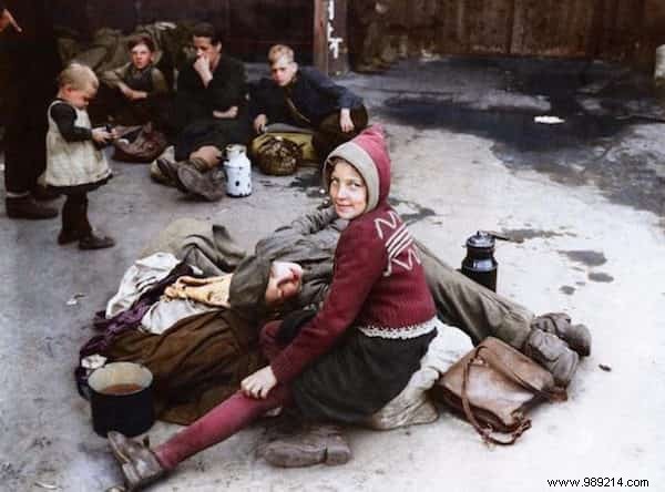 15 Colorized WWII Photos of European Refugees: History s Stark Reminder