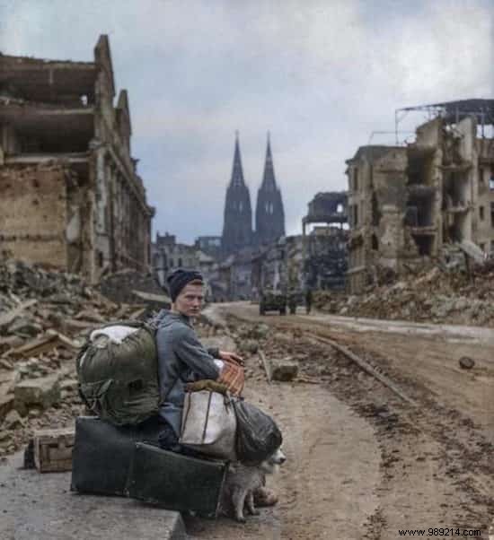 15 Colorized WWII Photos of European Refugees: History s Stark Reminder