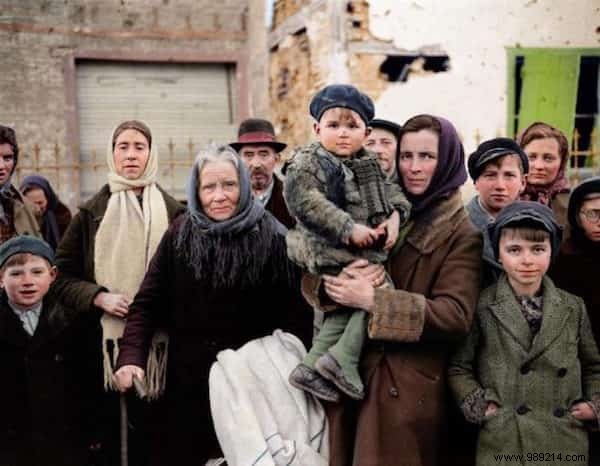 15 Colorized WWII Photos of European Refugees: History s Stark Reminder