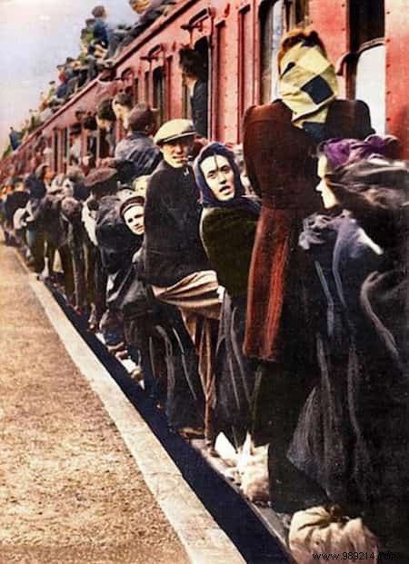 15 Colorized WWII Photos of European Refugees: History s Stark Reminder