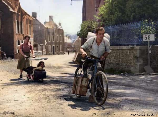 15 Colorized WWII Photos of European Refugees: History s Stark Reminder