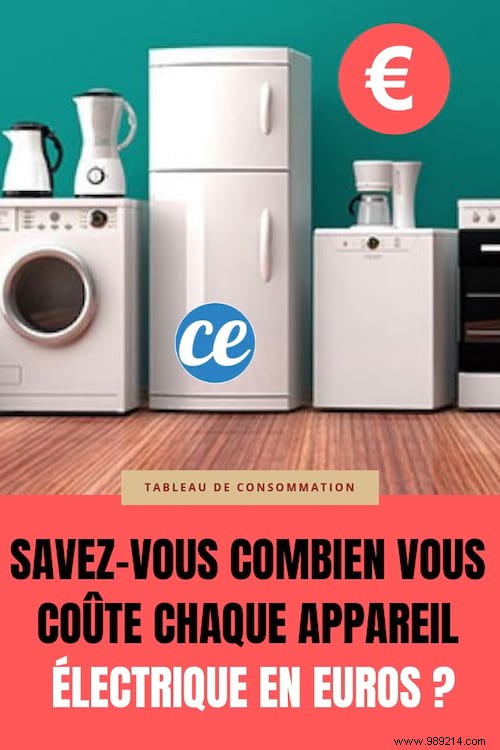 Annual Electricity Costs for Common Household Appliances: Save Euros on Your Bills