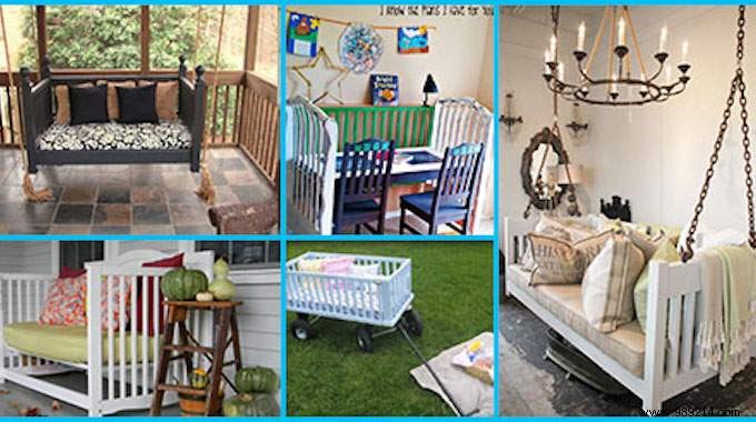 29 Ingenious Ways to Upcycle Your Old Baby Crib