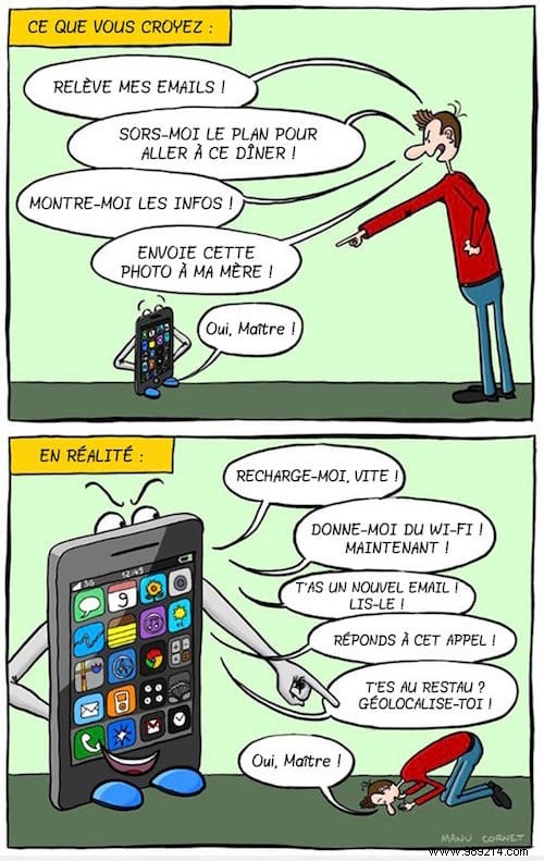 29 Relatable Cartoons Illustrating Smartphones  Hold on Our Daily Lives