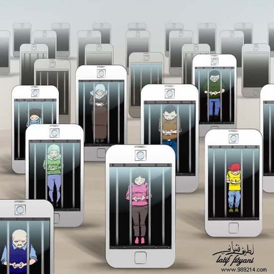 29 Relatable Cartoons Illustrating Smartphones  Hold on Our Daily Lives