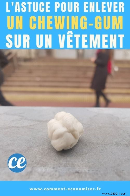 How to Easily Remove Chewing Gum from Clothes Using an Ice Cube