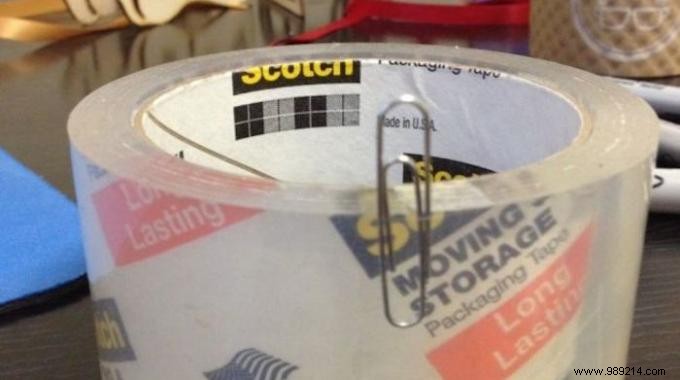Never Lose the End of Your Scotch Tape Again: A Proven Paperclip Hack
