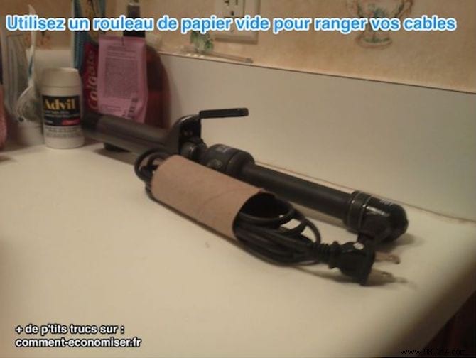 Genius Space-Saving Hack: Organize Device Cables with Empty Toilet Paper Rolls