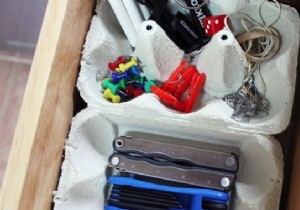 Genius Egg Carton Hack: Organize Small Items Like Tacks and Buttons Effortlessly
