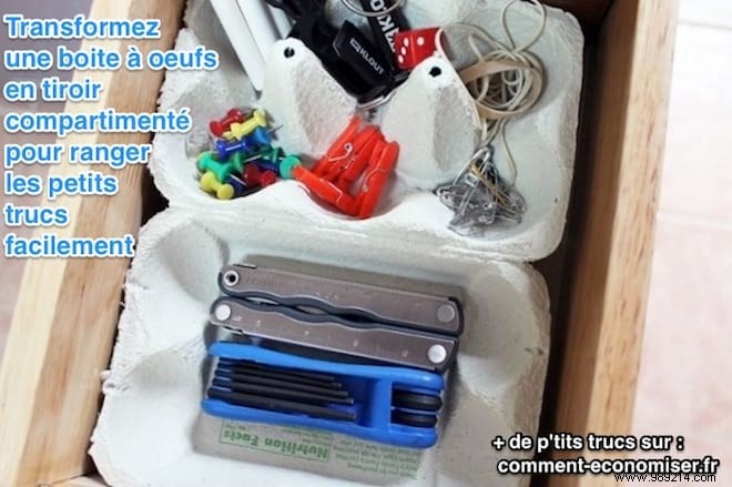 Genius Egg Carton Hack: Organize Small Items Like Tacks and Buttons Effortlessly