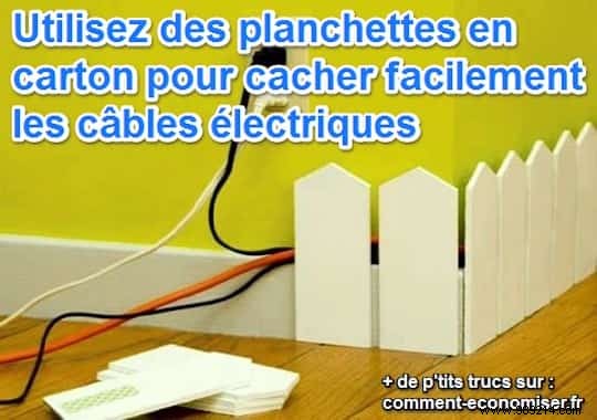 Easy DIY Hack: Hide Electrical Cables with Recycled Materials for a Tidy Home