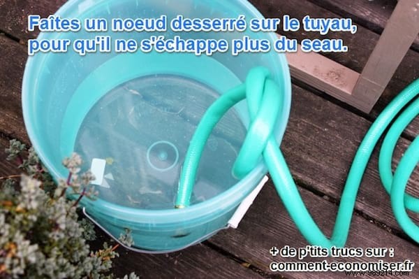 Pro Gardening Hack: Fill Buckets with a Hose Without the Slippage