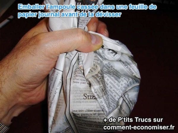 Safely Unscrew a Broken Light Bulb: Proven Newspaper Trick