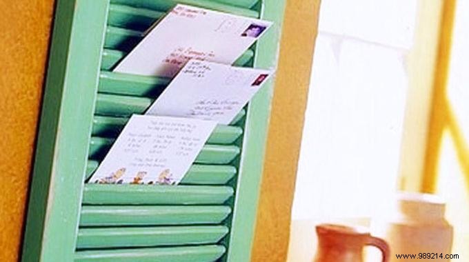 DIY Guide: Upcycle an Old Shutter into a Stylish Mail Organizer