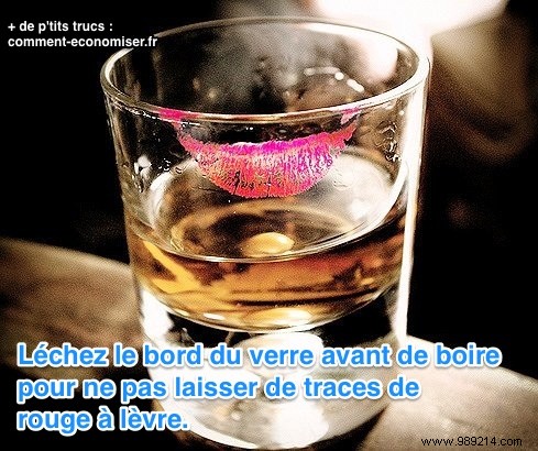 Proven Trick: Prevent Lipstick Smudges on Glasses with One Simple Step