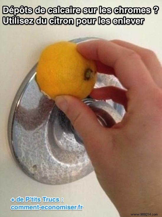 Remove Limescale from Chrome Fixtures with This Simple Lemon Trick