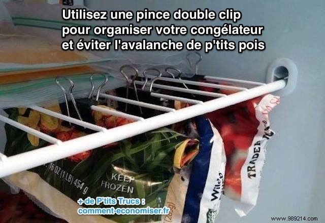 Master Freezer Organization: Hang Bags with Double Clip Clamps to End Food Avalanches