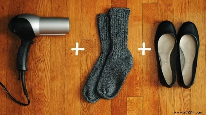 Stretch Tight Ballet Flats in 5 Minutes: Proven Hair Dryer Trick