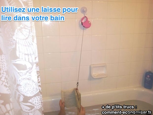 Genius Hack: Read in the Bath Without Wetting Your Book