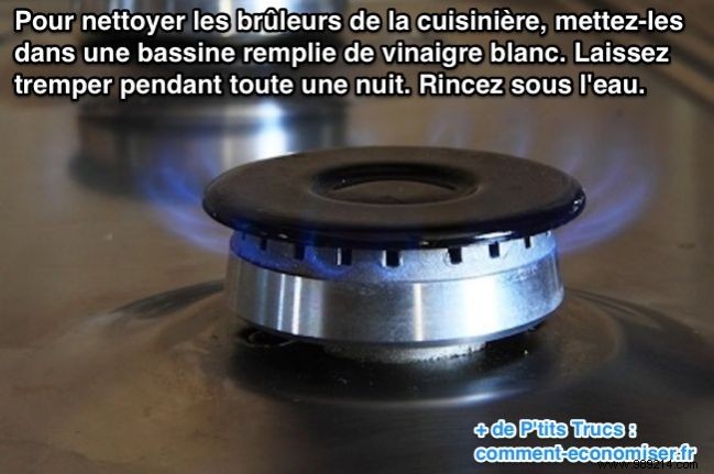 How to Clean Gas Stove Burners Effortlessly with White Vinegar