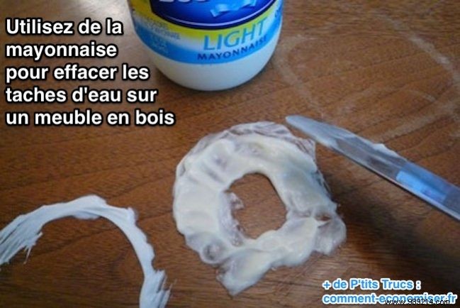 How to Remove Water Stains from Wooden Furniture Using Mayonnaise: A Proven Home Remedy