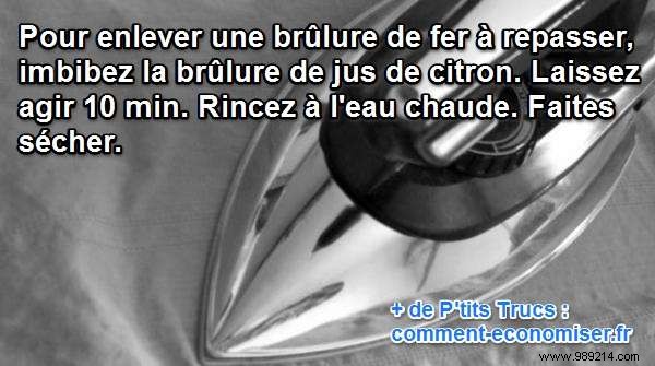 How to Remove Iron Burn Marks from Clothing with Lemon Juice – A Proven Home Remedy