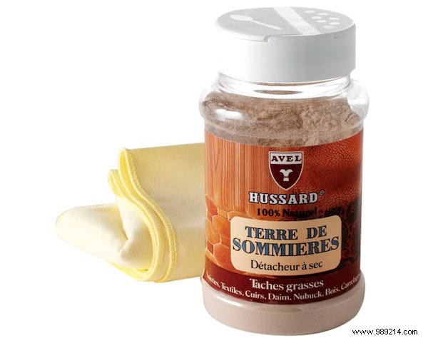 How Terre de Sommières Effortlessly Removes Grease Stains from Any Fabric or Surface