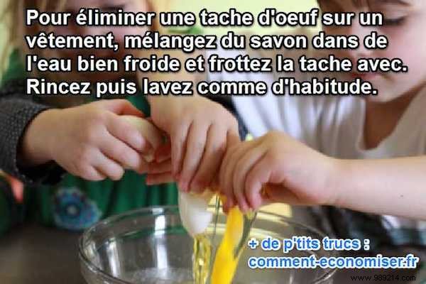 Expert Tip: Remove Egg Stains from Clothes with Cold Soapy Water