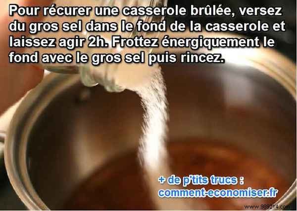 Revive Your Burnt Pan: Proven Coarse Salt Cleaning Trick