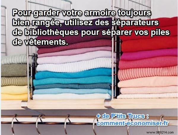 The Genius Bookend Trick for a Forever-Tidy Closet