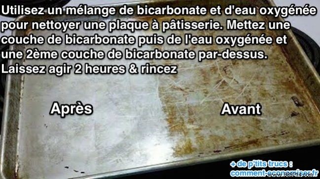 Effortless No-Scrub Baking Sheet Cleaning Hack: Baking Soda and Hydrogen Peroxide