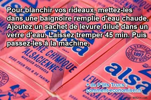 Restore Curtains to Brilliant White Using Baking Powder: Proven Home Tip