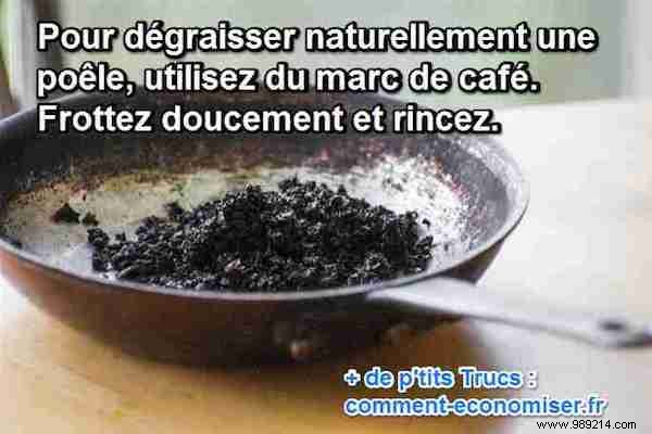 Effortlessly Degrease Your Pan with Coffee Grounds: A Proven Natural Hack