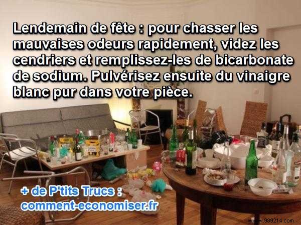 Quick Post-Party Odor Fix: Banish Smells with White Vinegar and Baking Soda