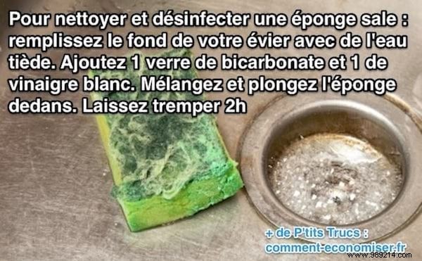 How to Clean and Disinfect Kitchen Sponges with Baking Soda and Vinegar