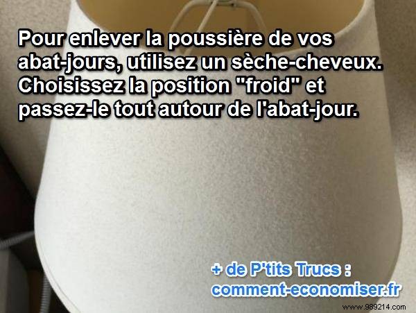 Effortless Lampshade Cleaning: The Hairdryer Trick from My Grandmother