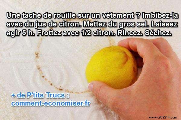 Remove Rust Stains from Clothes Effortlessly: Proven Lemon and Salt Method