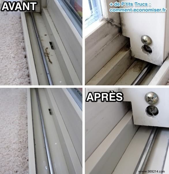 Effortless Way to Clean Sliding Patio Door Tracks with White Vinegar