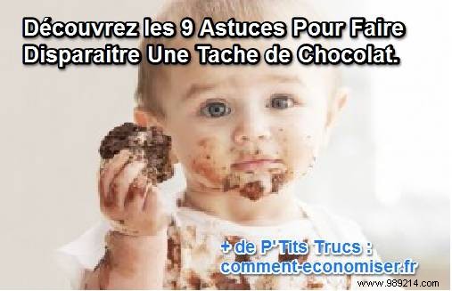 9 Proven Tricks to Remove Chocolate Stains from Clothes, Upholstery, Carpets, and Leather