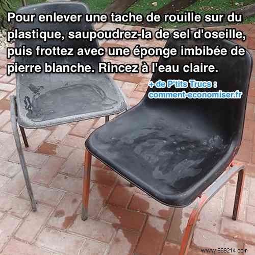 Remove Rust Stains from Plastic Furniture: Proven Oxalic Acid Method