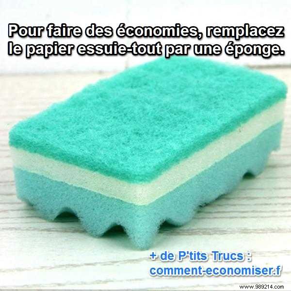 Ditch Paper Towels for Reusable Sponges: Save Over €88 a Year