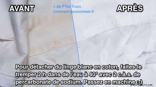 Grandma s Proven Stain Remover: Sodium Percarbonate for Spotless White Cotton