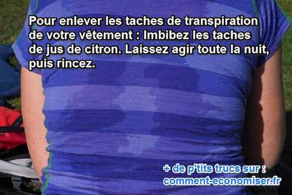 Remove Sweat Stains from Clothes Effortlessly with Lemon: A Proven Home Remedy
