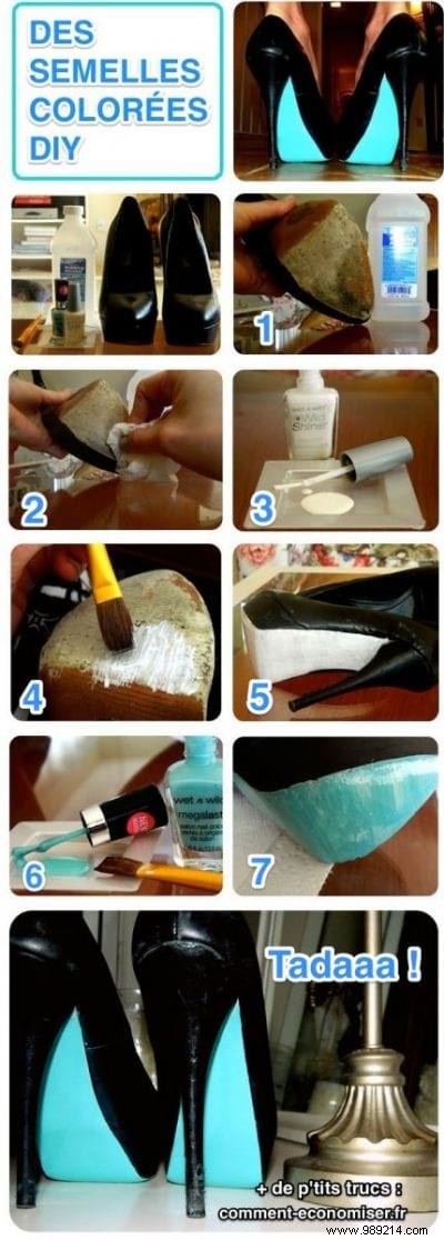 DIY Guide: Transform Worn Shoe Soles into Vibrant Colors Like Louboutins