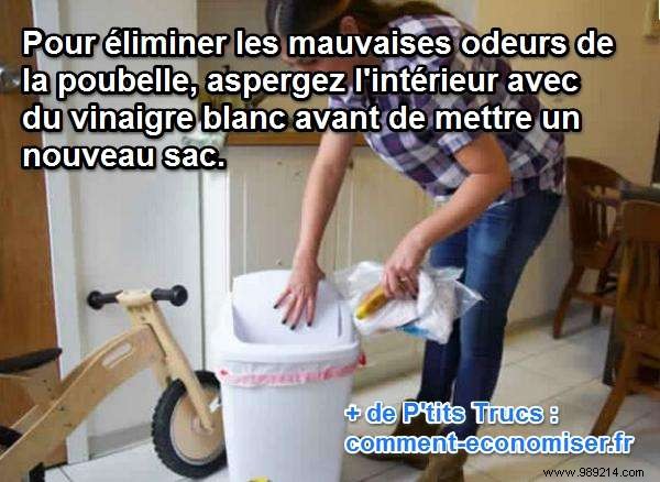 Simple White Vinegar Trick to Keep Your Trash Can Odor-Free